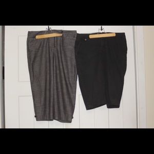 Two crop dress pants